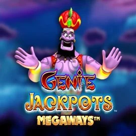 Genie Jackpots Megaways slot visual from Blueprint Gaming available on scooorecasino-be.com