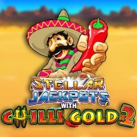 Stellar Jackpots with Chilli Gold x2 slot logo by Lightning Box Game at Scooore Casino