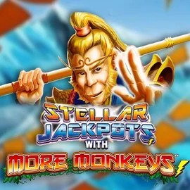 Play Stellar Jackpots with More Monkeys slot by Lightning Box Game on scooorecasino-be.com